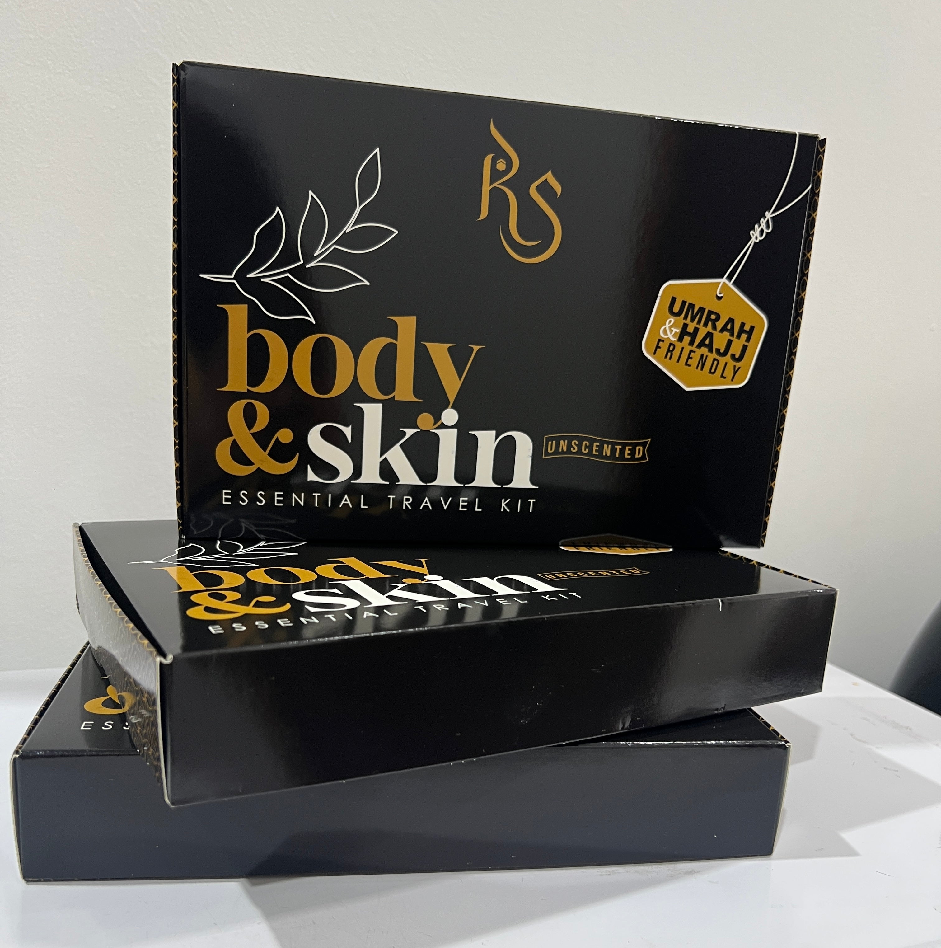 Unscented Body & Skin Essential Travel Kit for Umrah & Haji