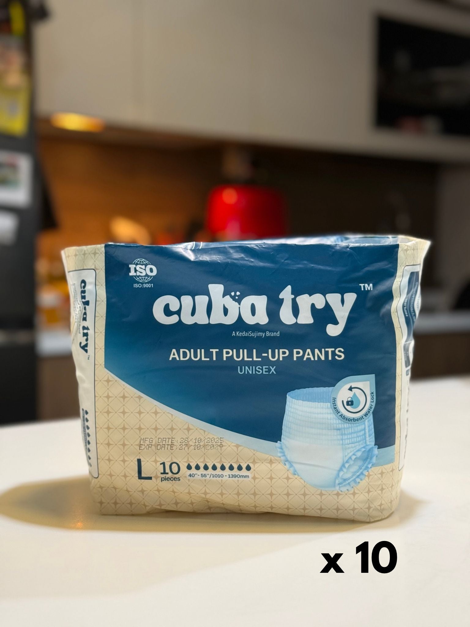 Cuba Try Adult Pull-Up Pants High Absorbent and Breathable
