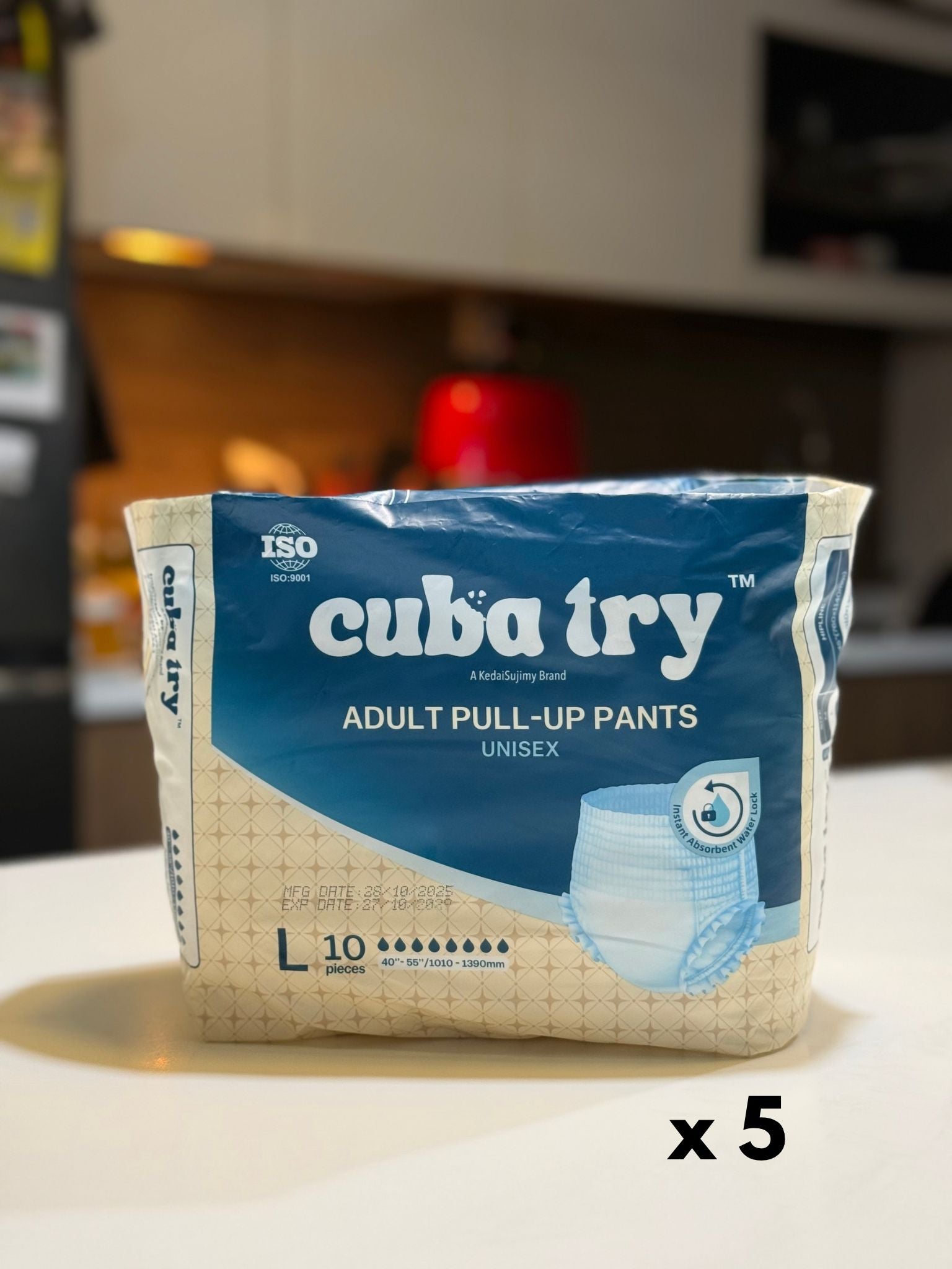 Cuba Try Adult Pull-Up Pants High Absorbent and Breathable