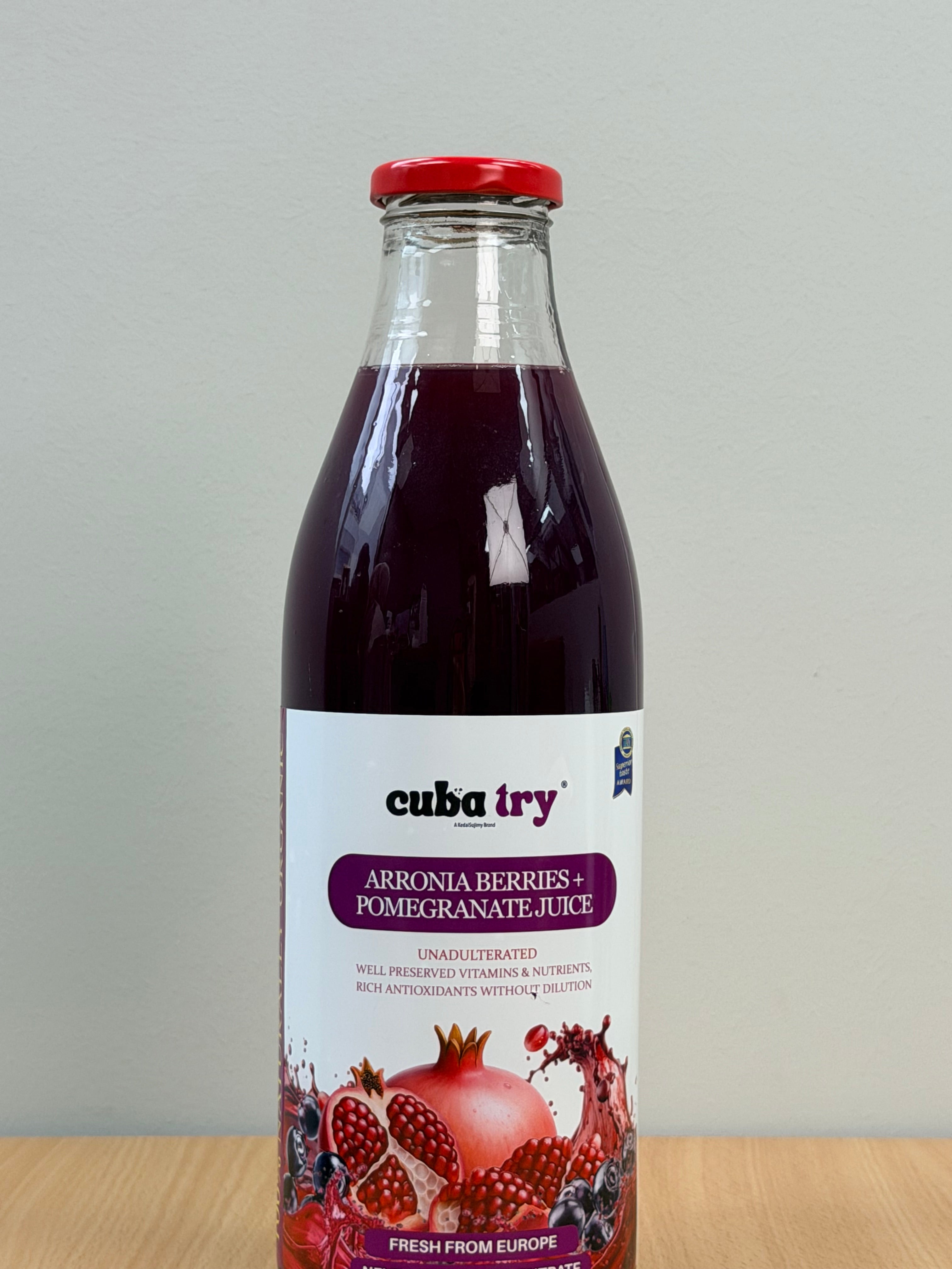 POMEGRANATE - Cuba Try Organic Pomegranate (1 litre)