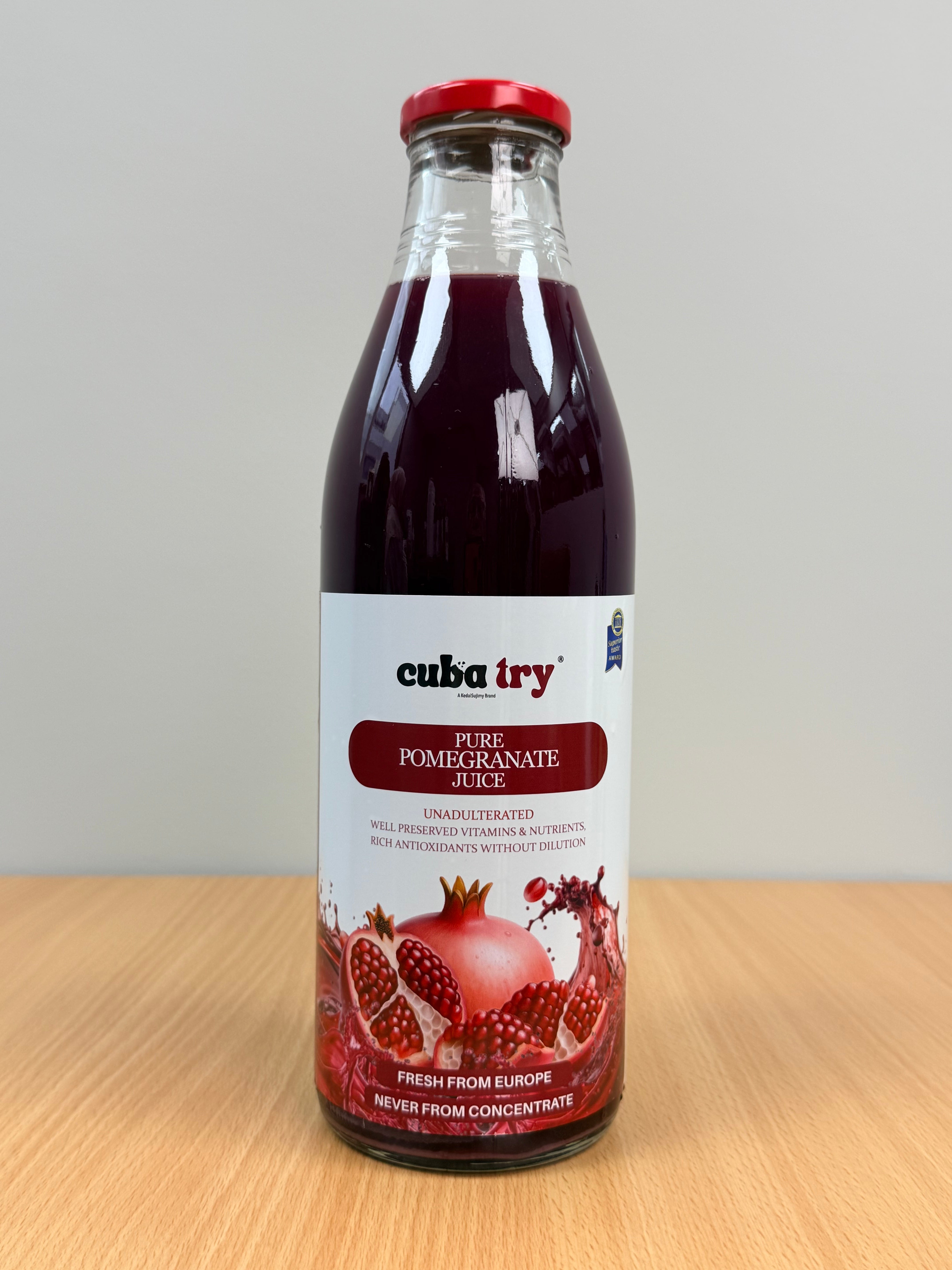 POMEGRANATE - Cuba Try Organic Pomegranate (1 litre)