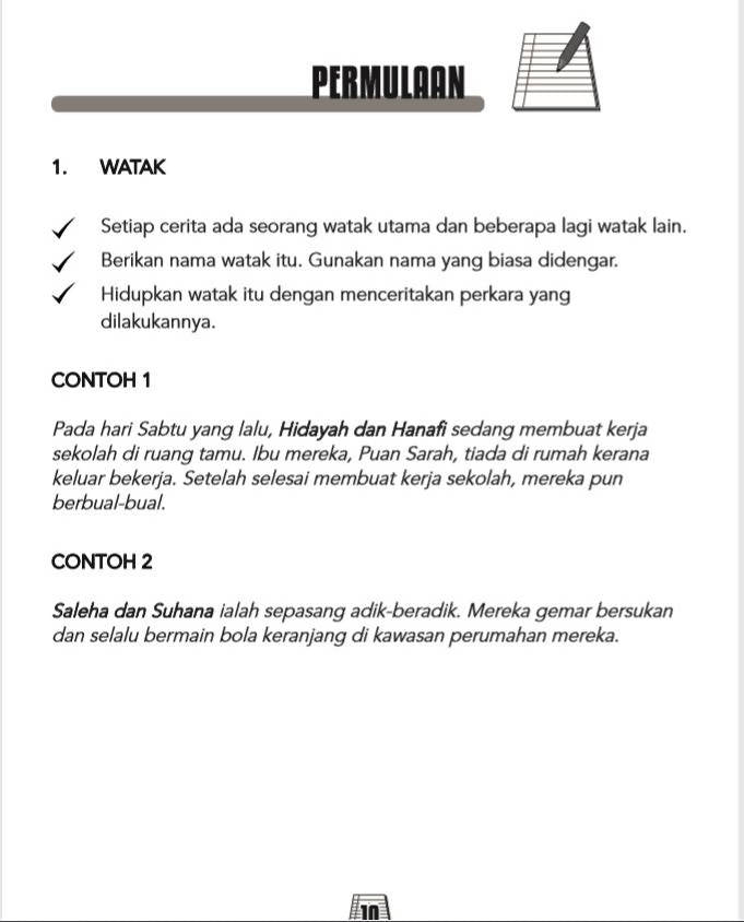 Koleksi Karangan Serta Panduan Karangan – Darjah 3