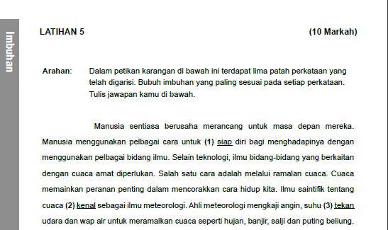 Latihan Intensif Bahasa Melayu GCE N Level