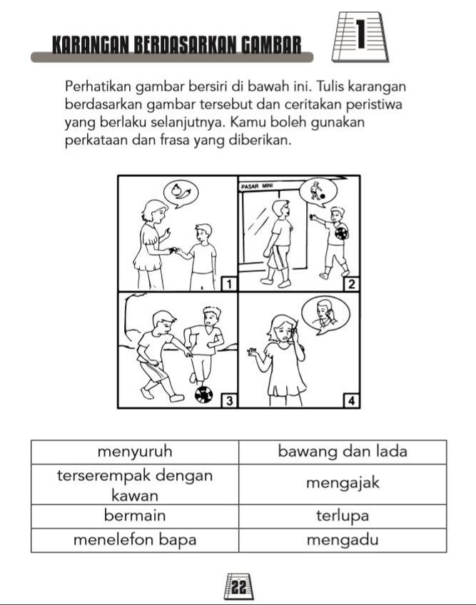 Koleksi Karangan Serta Panduan Karangan – Darjah 3
