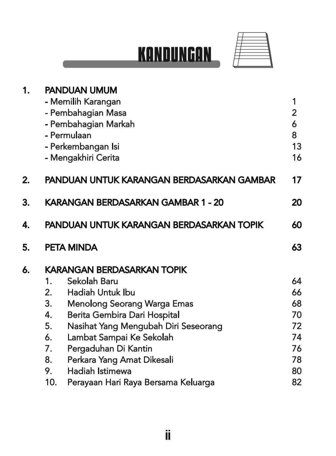Koleksi Karangan Serta Panduan Karangan – Darjah 5