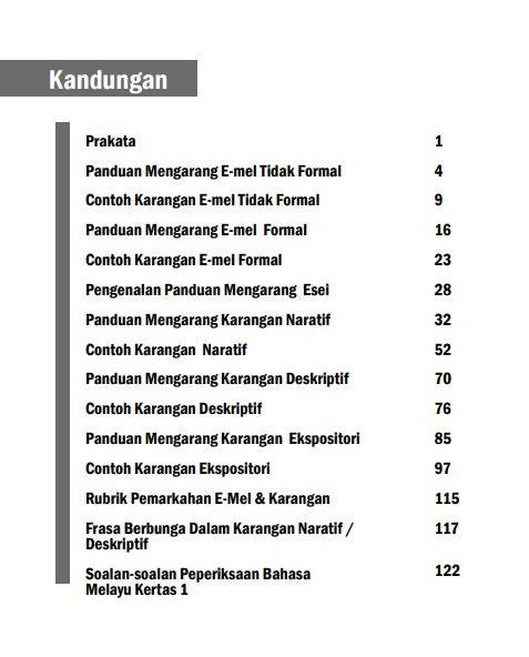 Panduan Mengarang GCE N dan O-Level