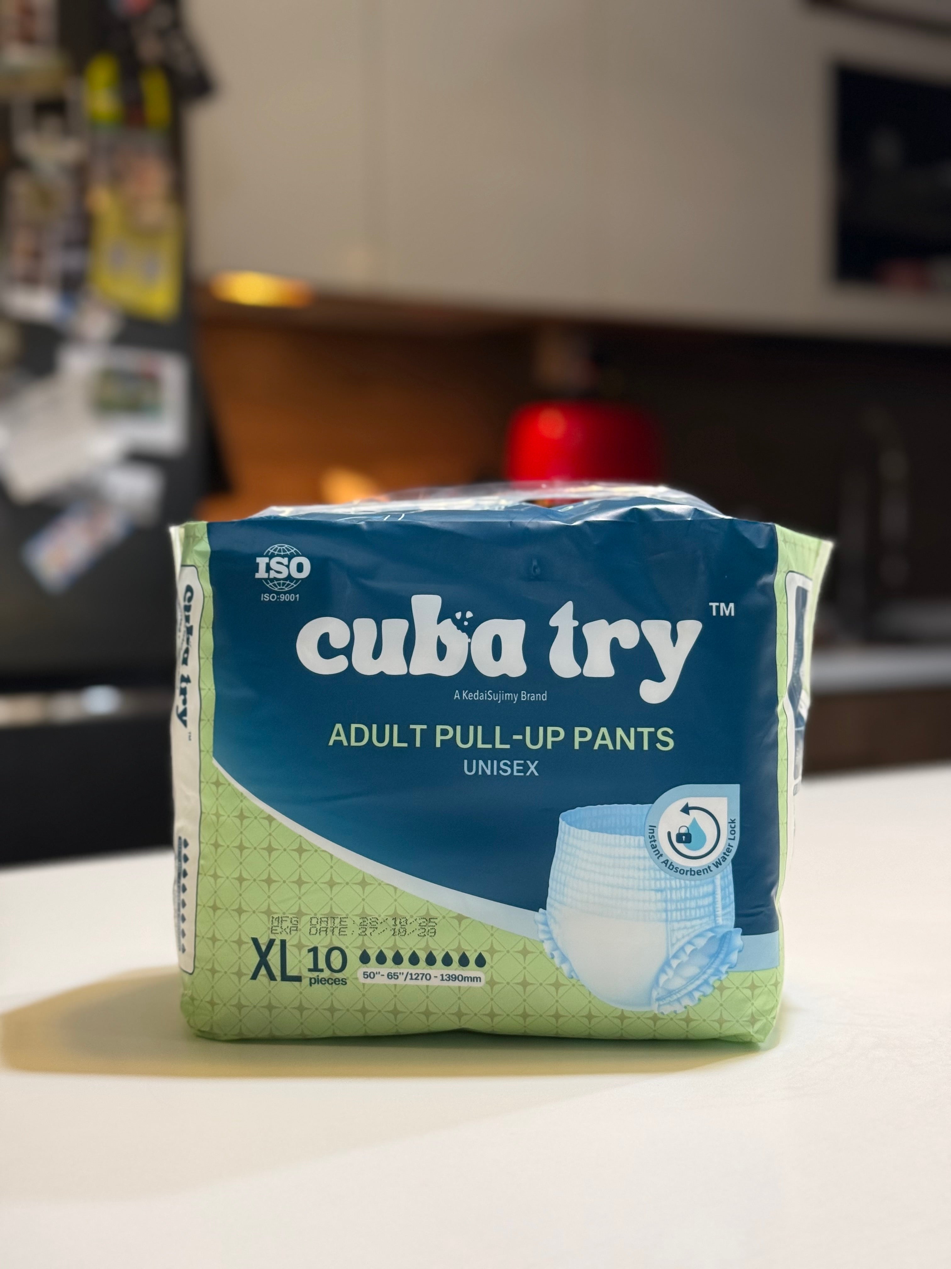 Cuba Try Adult Pull-Up Pants High Absorbent and Breathable