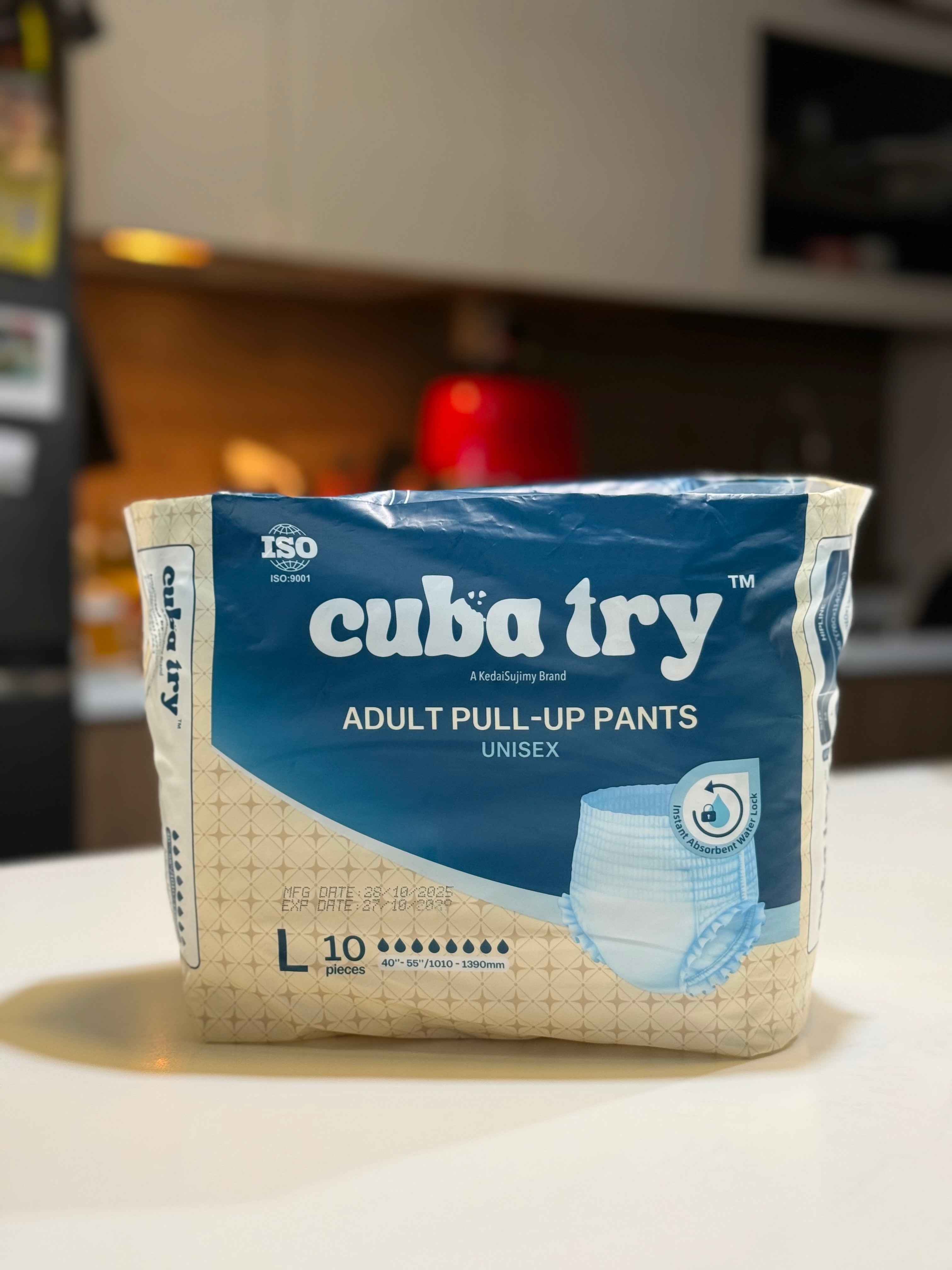 Cuba Try Adult Pull-Up Pants High Absorbent and Breathable
