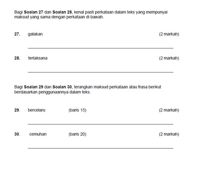 Latihan Intensif Bahasa Melayu Berserta Panduan Lisan Menengah 3