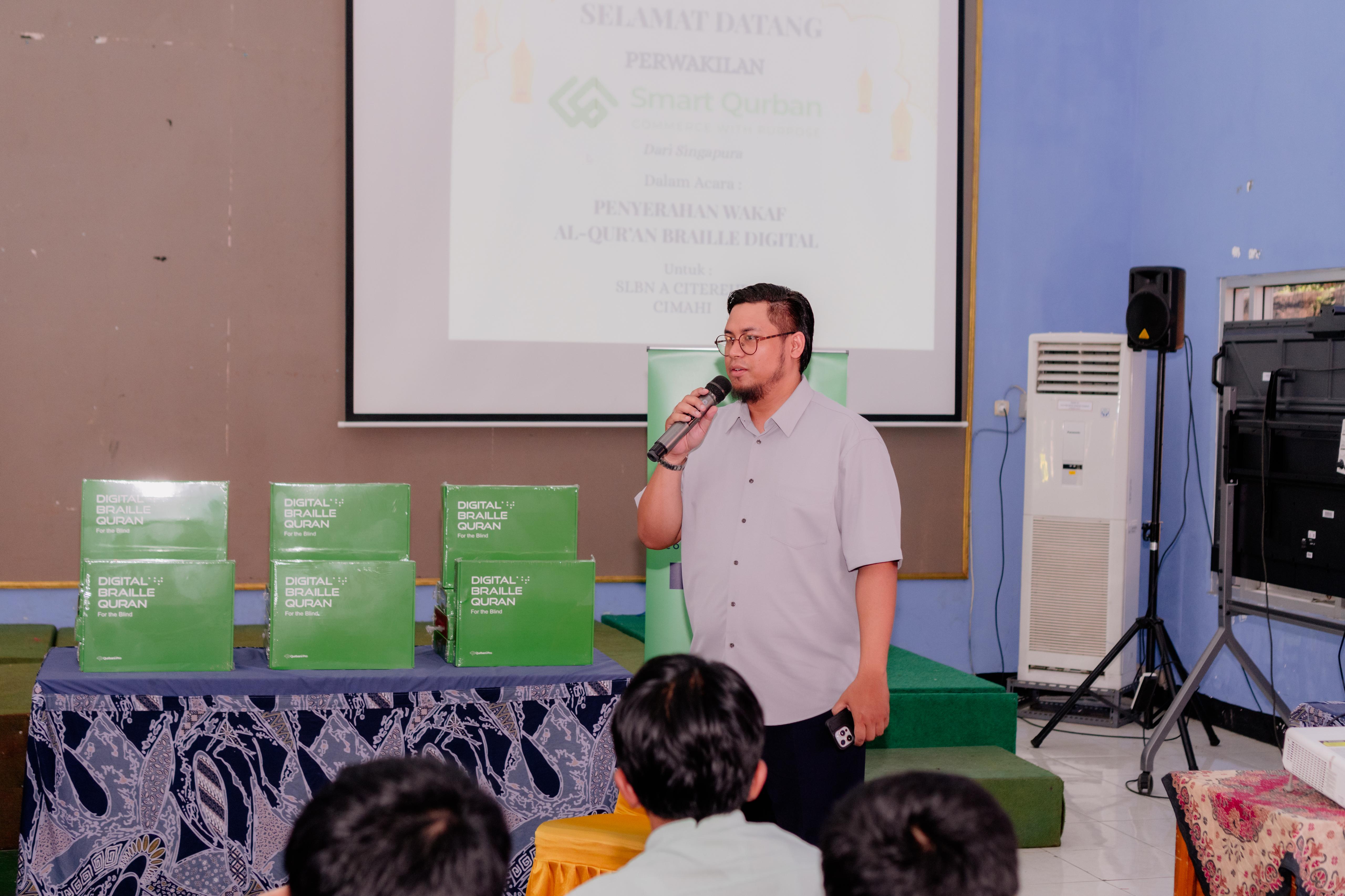 Sponsor a Digital Braille Al-Quran for the Visually Impaired in Indonesia