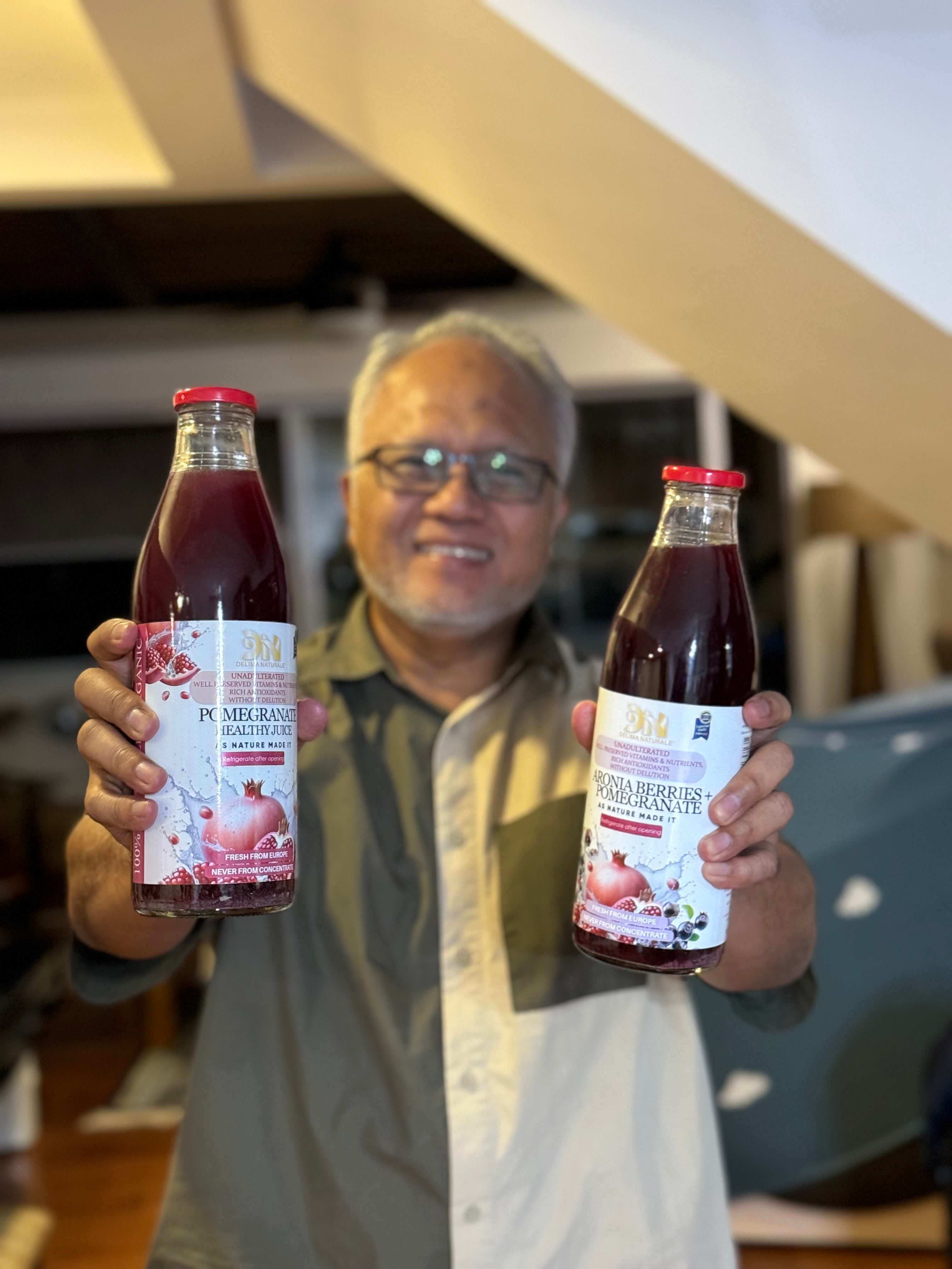 POMEGRANATE - Organic Pomegranate Delima Naturale (1 litre)