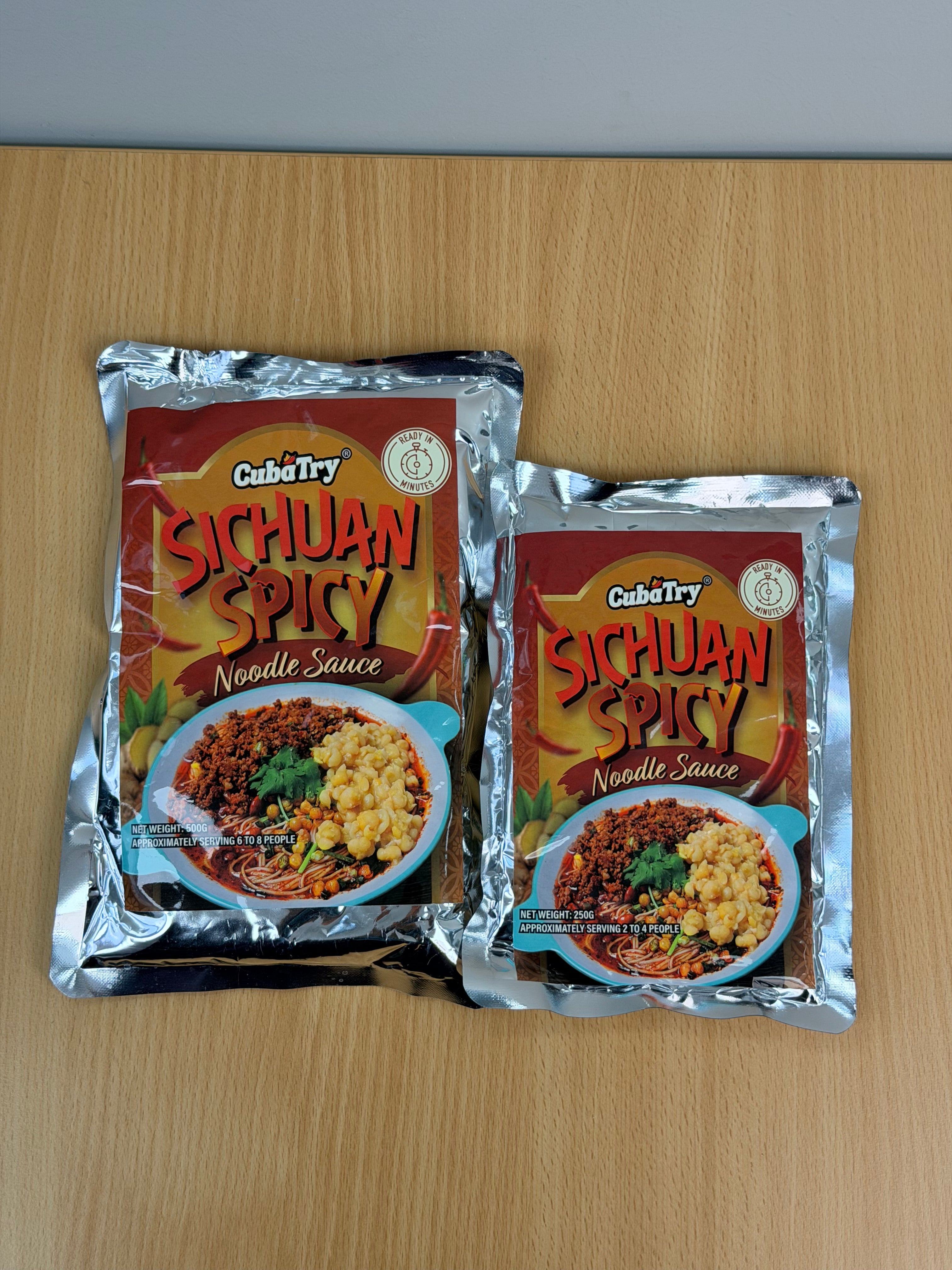 Cuba Try Sichuan Halal Cooking Collection | Mushroom Umami Paste • Spicy Noodle Sauce • Mala Hotpot Base