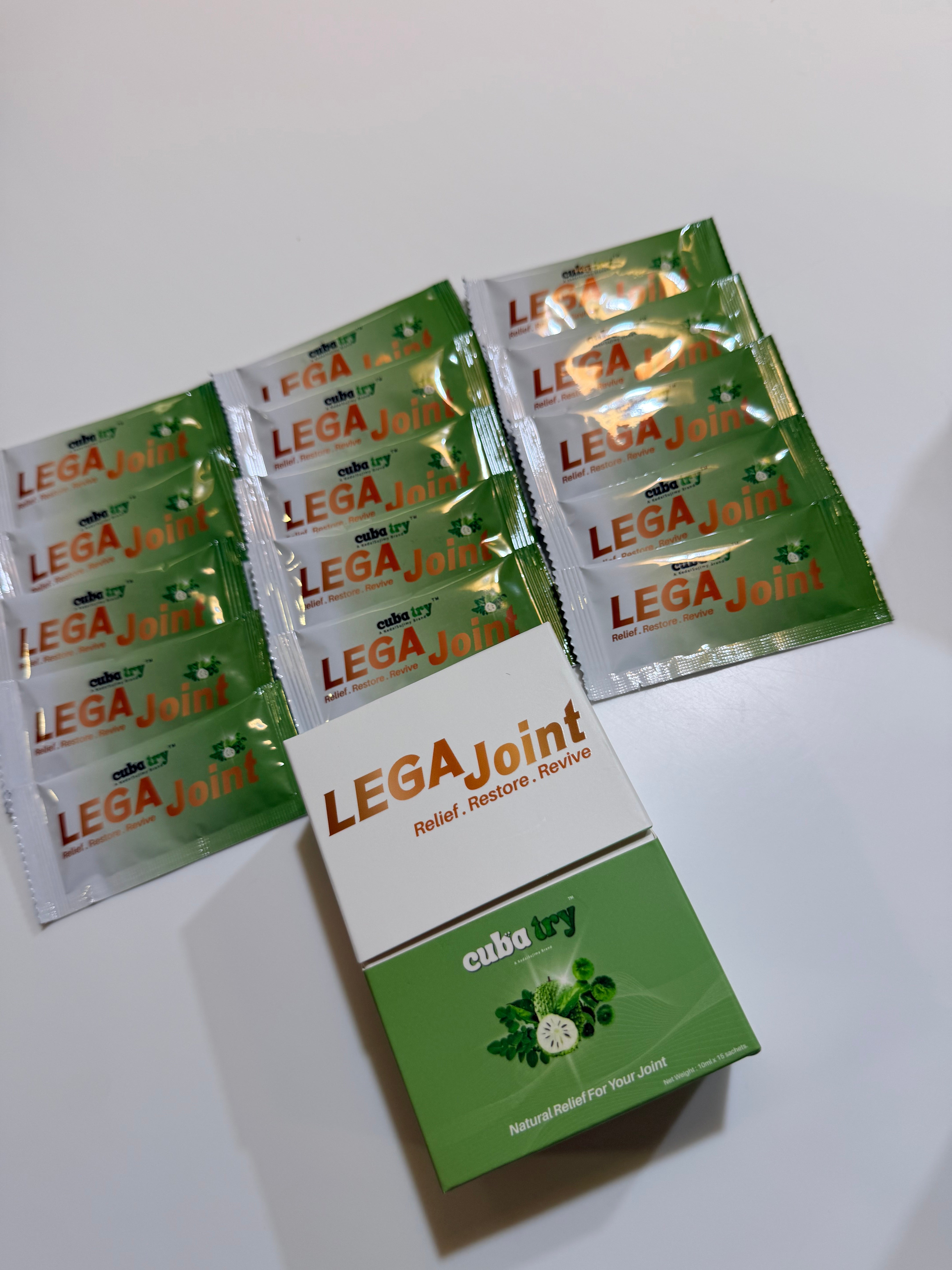 LEGAJoint Herbal Support Sachets - Plant-Based Formula for Joint Comfort & Mobility