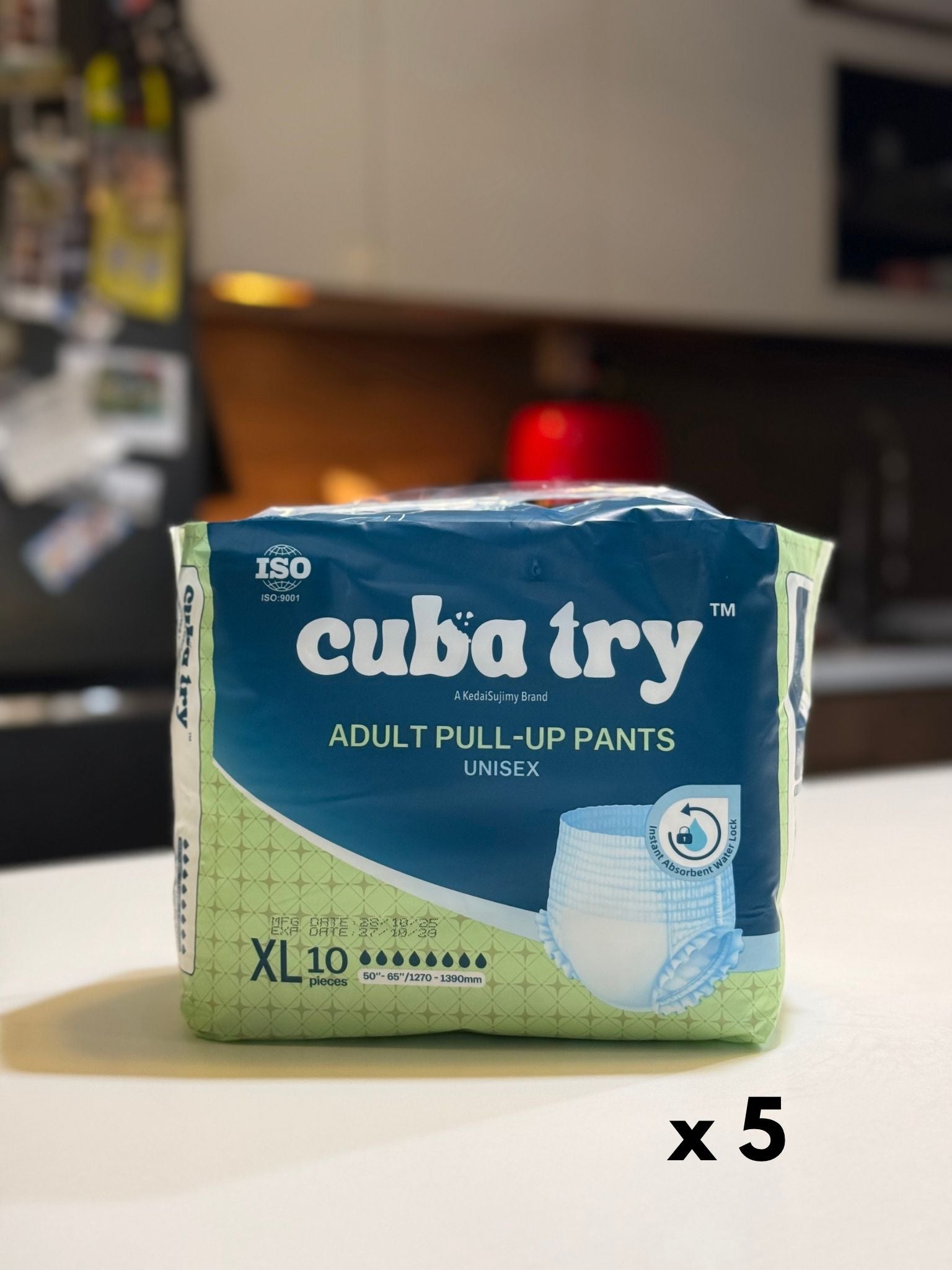 Cuba Try Adult Pull-Up Pants High Absorbent and Breathable