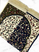 Flower Mihrab Border Prayer Mat