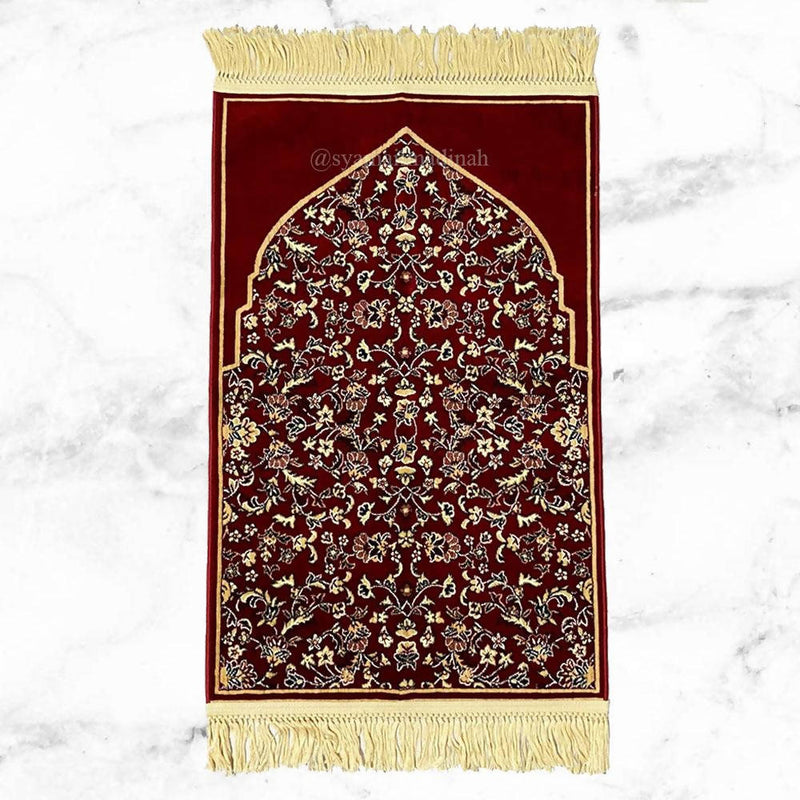 Flower Mihrab Prayer Mat