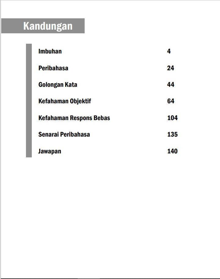 Latihan Intensif Bahasa Melayu GCE N Level