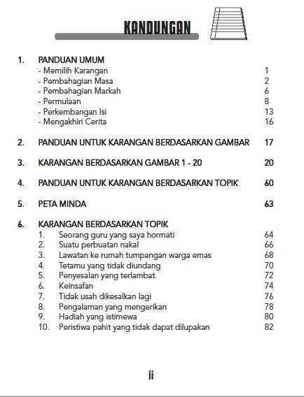 Koleksi Karangan Serta Panduan Karangan – Darjah 6