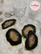 Black Beauty - Handmade Geode Coasters (Set of 4)