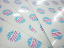 Stickers, 10cm x 5cm (100pcs)