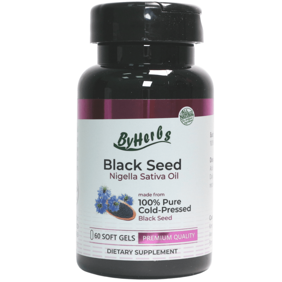 ByHerbs Black Seed Oil (Nigella Sativa) Soft Gel