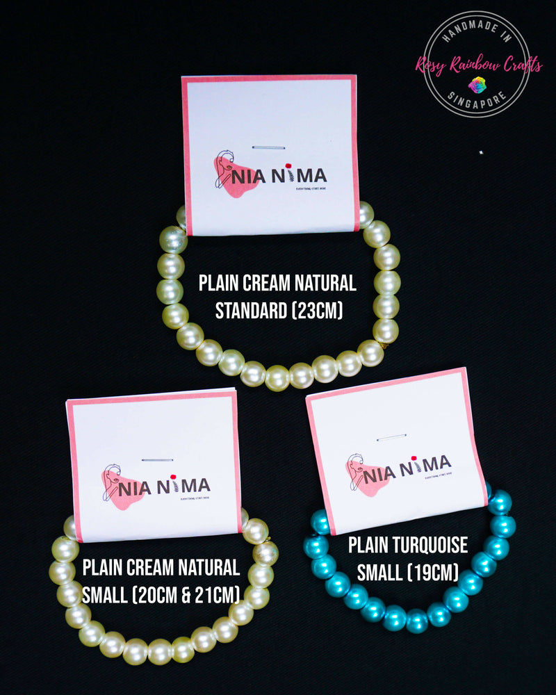Costume Jewelry Glass Pearls Handcrafted Bangles Bracelet Hari Raya Special