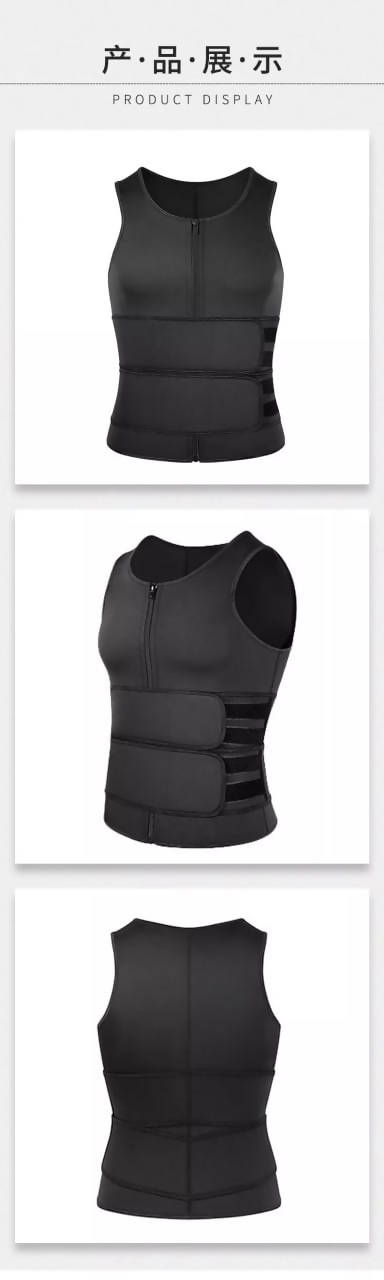 Waist Trainer for Men: Sauna Vest Body Sculpt